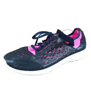 Clarks Active Seremene Lace Women Athletic Shoe Size 9 Walking Navy Blue Pink